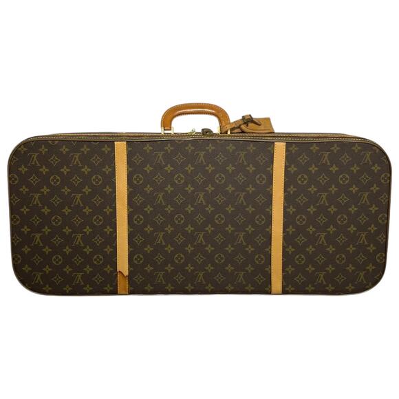 Lous Vuitton Tennis Bag Trunk Vintage Monogram Valise Racket Carry CaseLV Rare